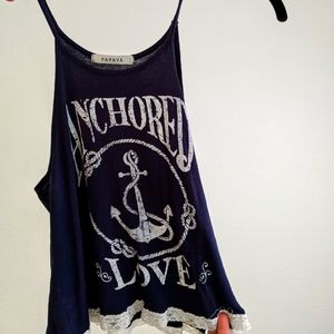 Anchored Love tank top